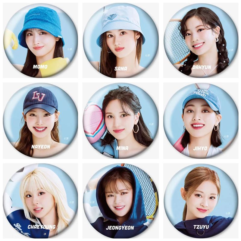 Pin Button Badge - TWICE Ronde blikken badge broche Anime