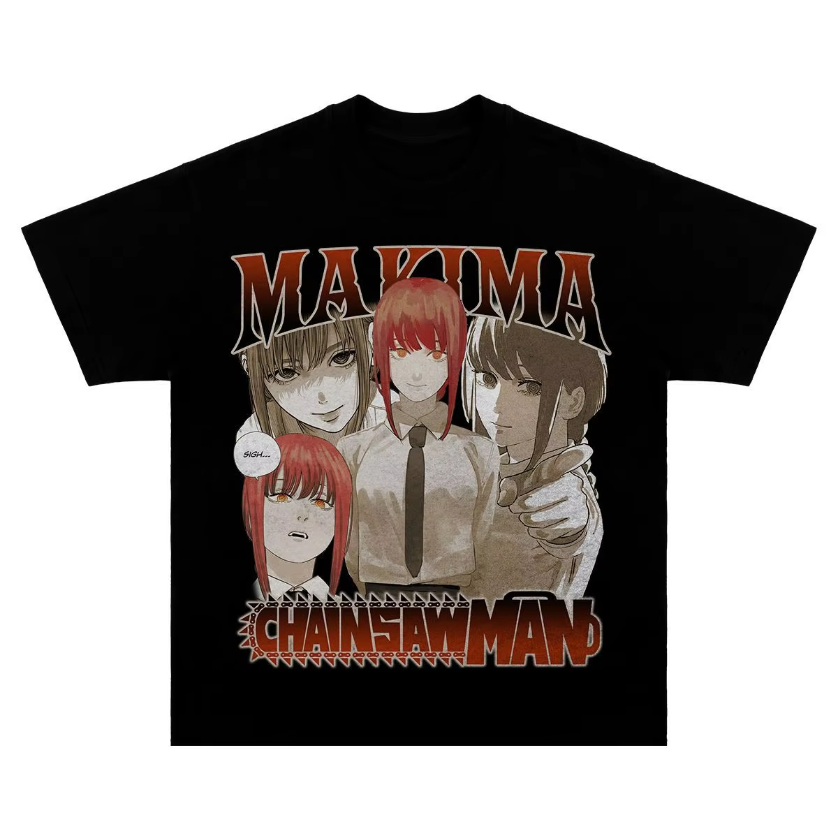 Anime Merchandise T Shirt - 2025 Japanse stijl Samenwerking Kettingzaag Man