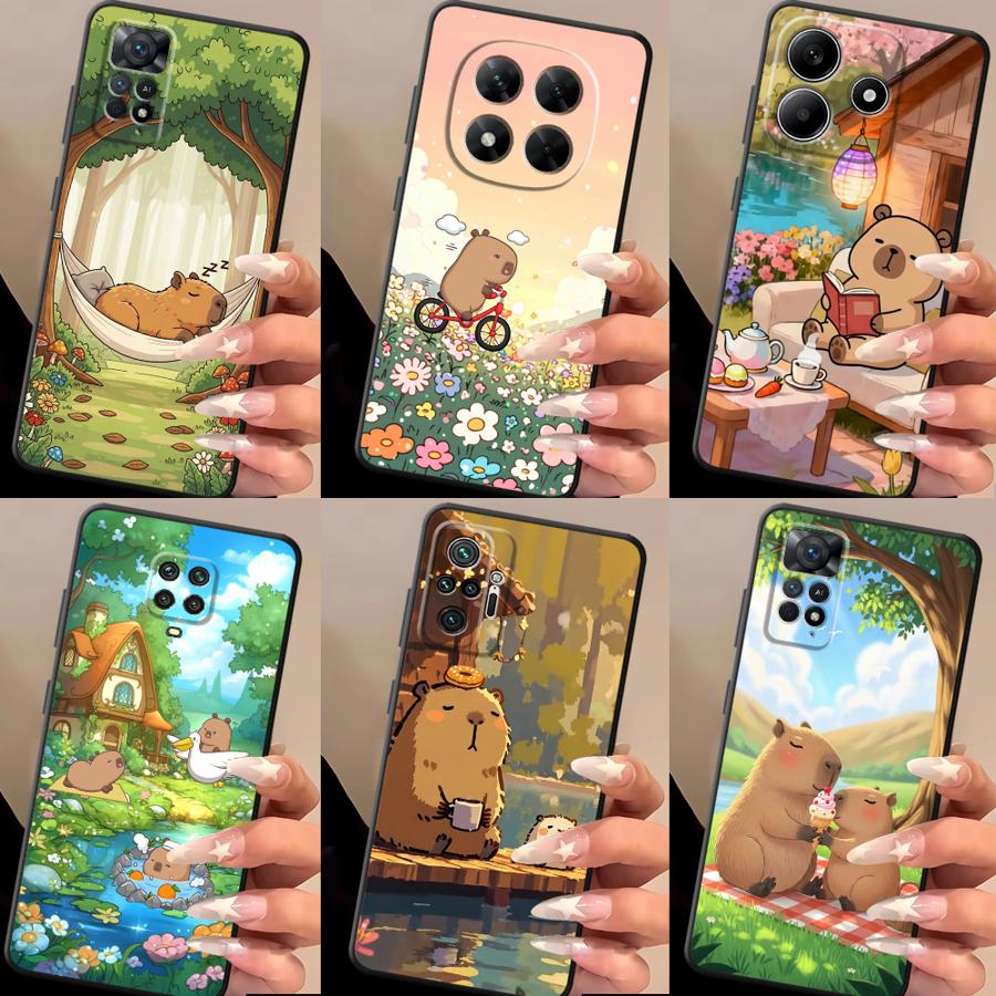Lanyard Anime Logo - Telefoonhoesje Capybara voor Xiaomi Redmi Note