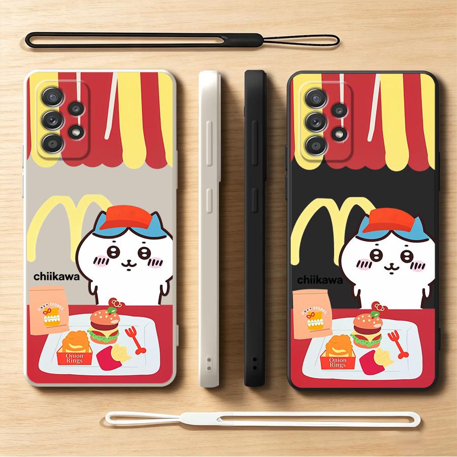 Lanyard Anime Logo - C-Chiikawas Cartoon Case voor Samsung Galaxy
