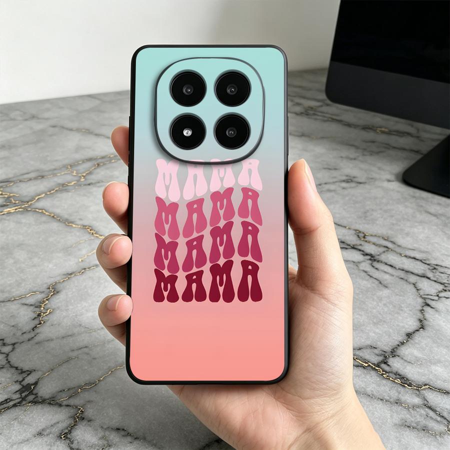 Lanyard Anime Logo - Gradient Retro Mama Telefoonhoesje voor Xiaomi