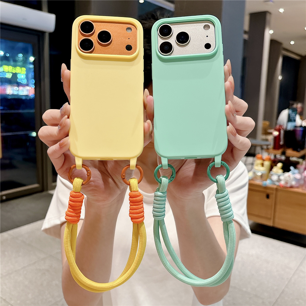 Lanyard Anime Logo - Telefoonhoesje van siliconen met polsbandje voor