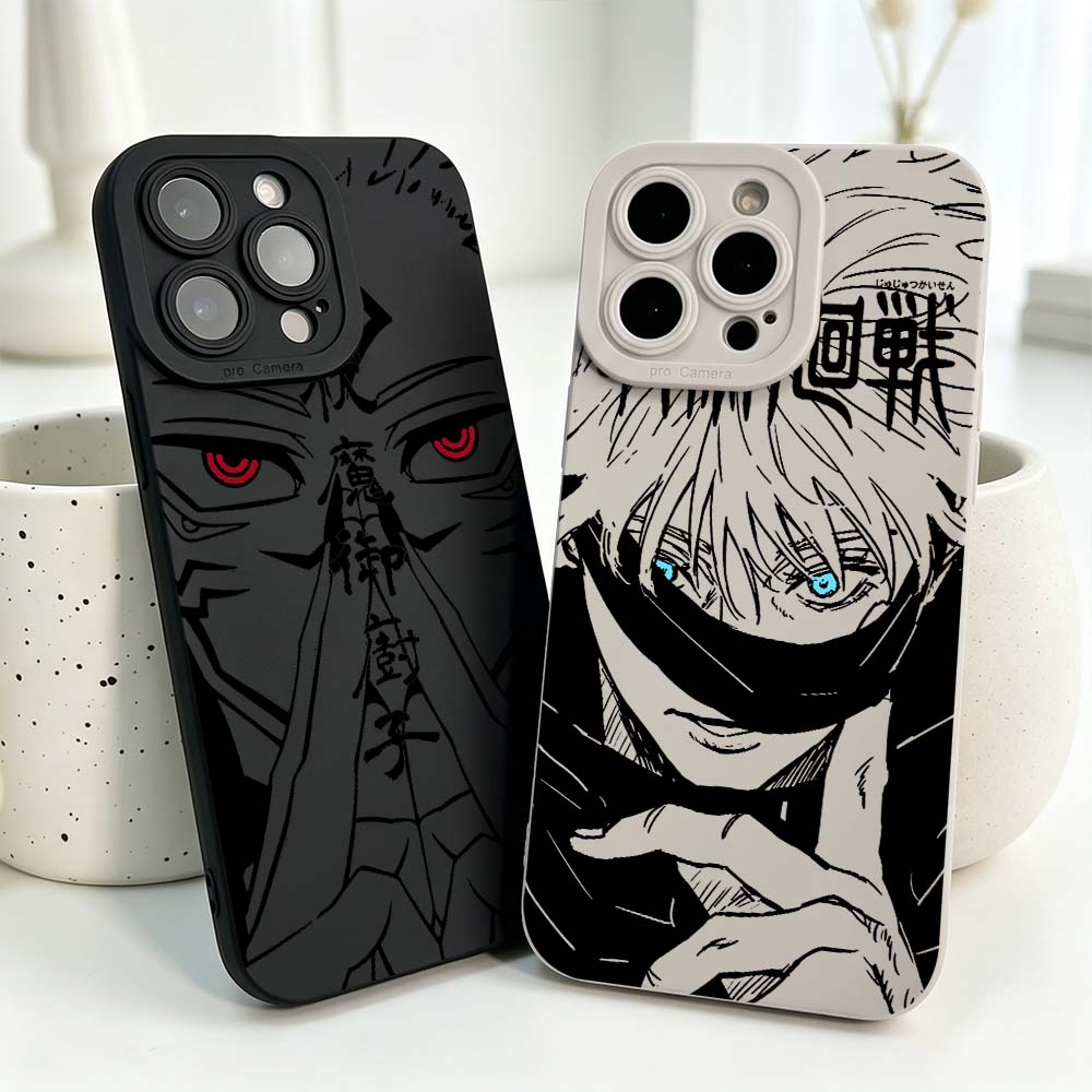 Phone Case Anime - Anime Jujutsu Kaisen Coole Siliconenhoes voor