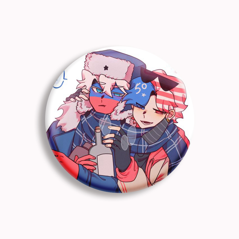 Countryhuman Fan Art Button Pi - Pin Button Badge recensie en prijs